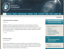 Tablet Screenshot of fundacioncentauri.org